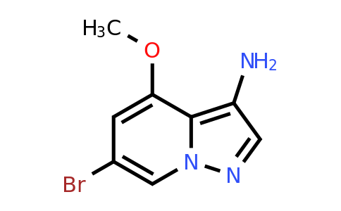 6-bromo-4-methoxy-pyrazolo[1,5-a]pyridin-3-amine
