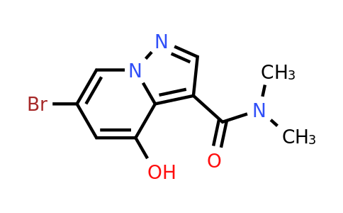 CAS 2649418-78-8 | 6-bromo-4-hydroxy-N,N-dimethyl-pyrazolo[1,5-a]pyridine-3-carboxamide