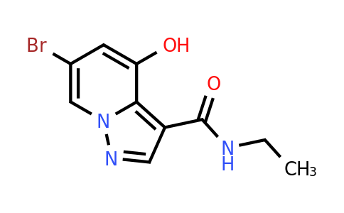 CAS 2649418-85-7 | 6-bromo-N-ethyl-4-hydroxy-pyrazolo[1,5-a]pyridine-3-carboxamide