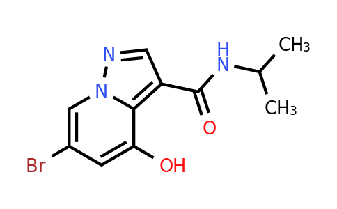CAS 2649419-00-9 | 6-bromo-4-hydroxy-N-isopropyl-pyrazolo[1,5-a]pyridine-3-carboxamide