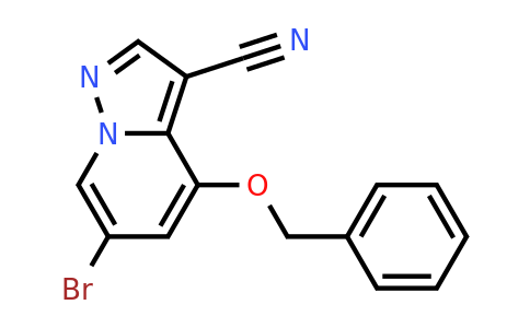 CAS 2649419-74-7 | 4-benzyloxy-6-bromo-pyrazolo[1,5-a]pyridine-3-carbonitrile