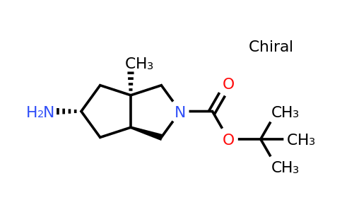 CAS 2649804-33-9 | tert-butyl (3aR,5S,6aS)-5-amino-3a-methyl-1,3,4,5,6,6a-hexahydrocyclopenta[c]pyrrole-2-carboxylate