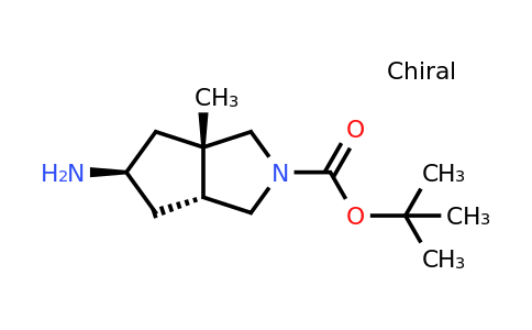 CAS 2649804-34-0 | tert-butyl (3aS,5R,6aR)-5-amino-3a-methyl-1,3,4,5,6,6a-hexahydrocyclopenta[c]pyrrole-2-carboxylate