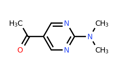 CAS 265107-46-8 | 1-(2-(Dimethylamino)pyrimidin-5-yl)ethanone