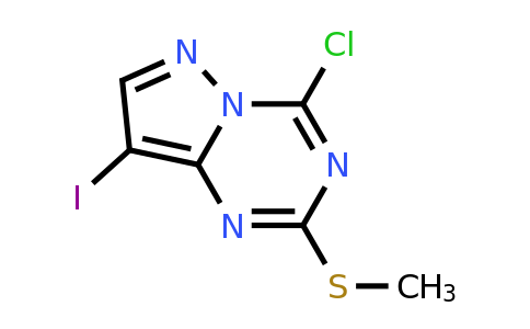 CAS 2651202-12-7 | 4-chloro-8-iodo-2-methylsulfanyl-pyrazolo[1,5-a][1,3,5]triazine