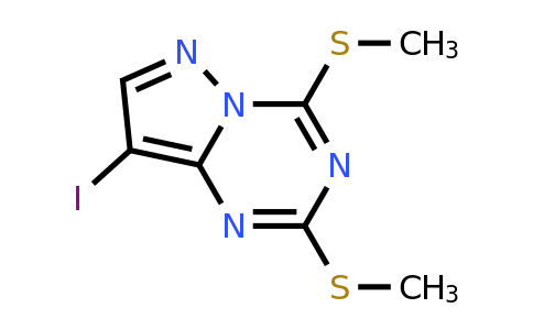 CAS 2651203-05-1 | 8-iodo-2,4-bis(methylsulfanyl)pyrazolo[1,5-a][1,3,5]triazine