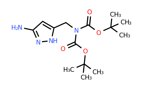CAS 2651227-54-0 | tert-butyl N-[(3-amino-1H-pyrazol-5-yl)methyl]-N-tert-butoxycarbonyl-carbamate