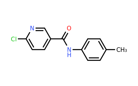 CAS 265314-51-0 | 6-Chloro-N-(4-methylphenyl)pyridine-3-carboxamide