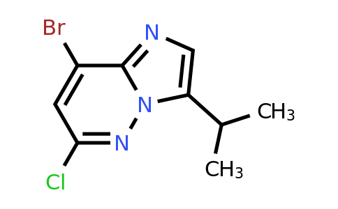 CAS 2654003-05-9 | 8-bromo-6-chloro-3-isopropyl-imidazo[1,2-b]pyridazine