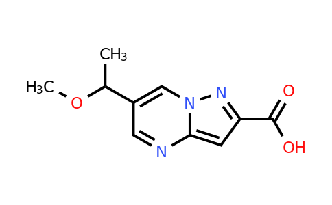 CAS 2654760-86-6 | 6-(1-methoxyethyl)pyrazolo[1,5-a]pyrimidine-2-carboxylic acid