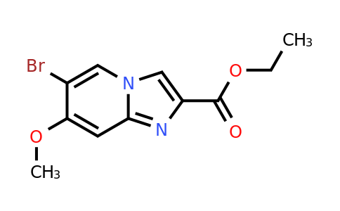 CAS 2654760-94-6 | ethyl 6-bromo-7-methoxy-imidazo[1,2-a]pyridine-2-carboxylate