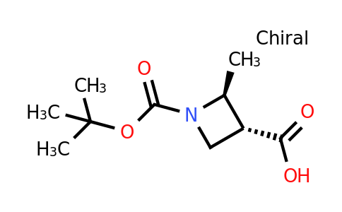 CAS 2660256-22-2 | trans-1-tert-butoxycarbonyl-2-methyl-azetidine-3-carboxylic acid