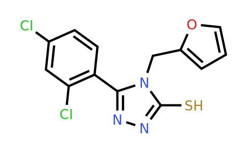 CAS 266312-58-7 | 5-(2,4-Dichlorophenyl)-4-(furan-2-ylmethyl)-4H-1,2,4-triazole-3-thiol