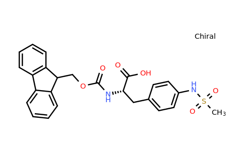 CAS 266999-22-8 | (S)-2-((((9H-Fluoren-9-yl)methoxy)carbonyl)amino)-3-(4-(methylsulfonamido)phenyl)propanoic acid