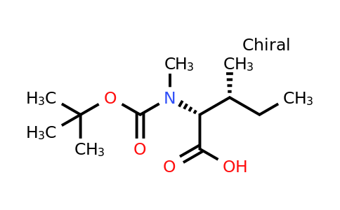 CAS 267223-87-0 | (2R,3R)-2-((tert-Butoxycarbonyl)(methyl)amino)-3-methylpentanoic acid