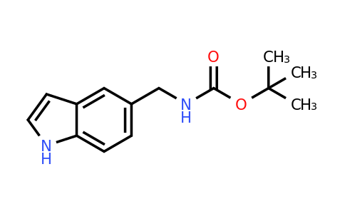 CAS 267875-62-7 | tert-Butyl ((1H-indol-5-yl)methyl)carbamate