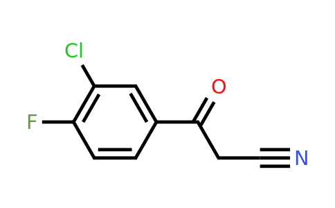 CAS 267880-79-5 | 3-(3-chloro-4-fluorophenyl)-3-oxopropanenitrile