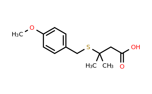 CAS 268219-99-4 | 3-(4-Methoxy-benzylsulfanyl)-3-methyl-butyric acid