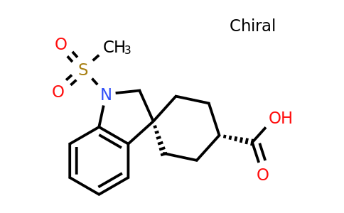 CAS 268538-56-3 | trans-1'-(Methylsulfonyl)spiro[cyclohexane-1,3'-indoline]-4-carboxylic acid