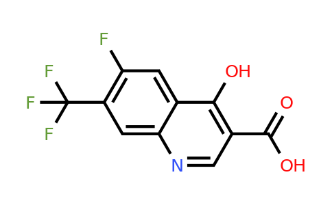 CAS 26893-19-6 | 6-Fluoro-4-hydroxy-7-(trifluoromethyl)quinoline-3-carboxylic acid