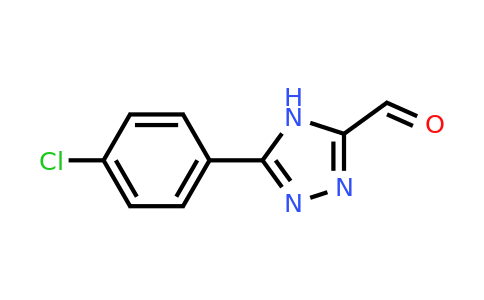 CAS 26899-27-4 | 5-(4-Chlorophenyl)-4H-1,2,4-triazole-3-carbaldehyde