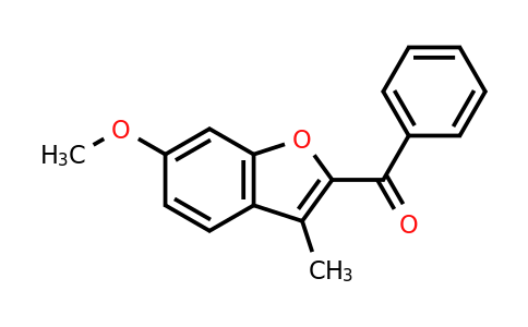 CAS 269075-46-9 | (6-Methoxy-3-methylbenzofuran-2-yl)(phenyl)methanone