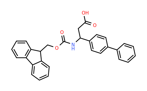 CAS 269078-79-7 | 3-((((9H-Fluoren-9-yl)methoxy)carbonyl)amino)-3-([1,1'-biphenyl]-4-yl)propanoic acid