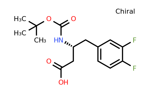 CAS 269396-59-0 | (R)-3,4-Difluoro-b-(Boc-amino)benzenebutanoic acid