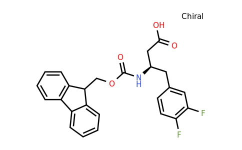 CAS 269396-60-3 | (R)-3-((((9H-Fluoren-9-yl)methoxy)carbonyl)amino)-4-(3,4-difluorophenyl)butanoic acid
