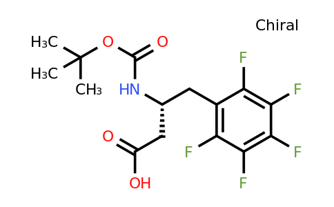 CAS 269398-93-8 | (R)-3-(Boc-amino)-4-pentafluorophenylbutyric acid