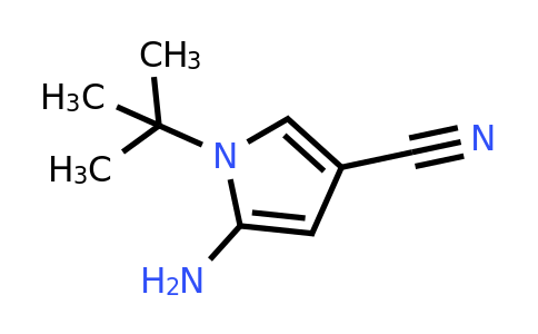 1-Tert-butyl-5-amino-1H-pyrrole-3-carbonitrile