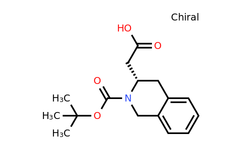 CAS 270062-98-1 | (S)-2-(2-(tert-Butoxycarbonyl)-1,2,3,4-tetrahydroisoquinolin-3-yl)acetic acid