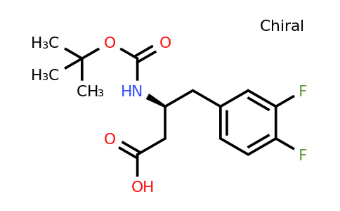 CAS 270063-54-2 | (S)-3,4-Difluoro-b-(Boc-amino)benzenebutanoic acid