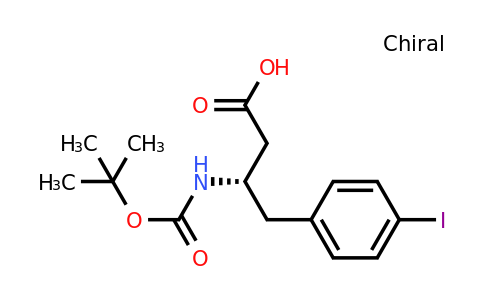 CAS 270065-71-9 | (S)-4-Iodo-b-(Boc-amino)benzenebutanoic acid