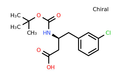 CAS 270596-39-9 | (S)-3-Chloro-b-(Boc-amino)benzenebutanoic acid