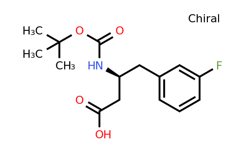 CAS 270596-51-5 | (S)-3-Fluoro-b-(Boc-amino)benzenebutanoic acid
