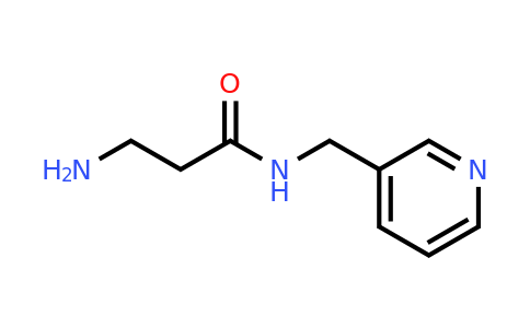 CAS 271591-66-3 | 3-amino-N-[(pyridin-3-yl)methyl]propanamide