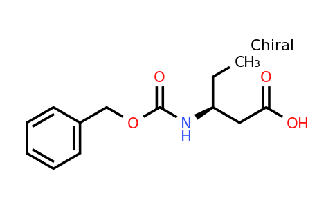 CAS 271600-24-9 | (S)-3-(((Benzyloxy)carbonyl)amino)pentanoic acid