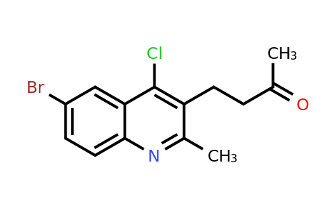 CAS 27311-88-2 | 4-(6-Bromo-4-chloro-2-methylquinolin-3-yl)butan-2-one