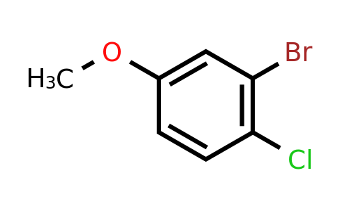 CAS 2732-80-1 | 2-bromo-1-chloro-4-methoxybenzene