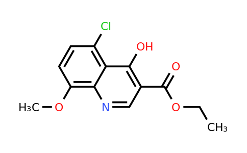 CAS 27333-34-2 | Ethyl 5-chloro-4-hydroxy-8-methoxyquinoline-3-carboxylate