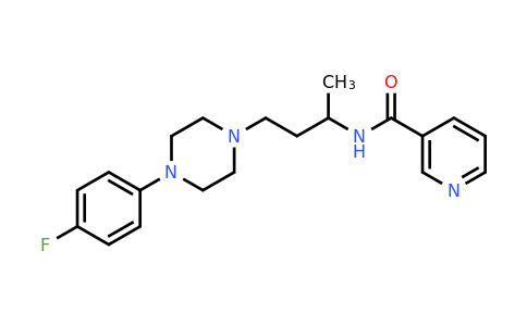 CAS 27367-90-4 | N-(4-(4-(4-Fluorophenyl)piperazin-1-yl)butan-2-yl)nicotinamide