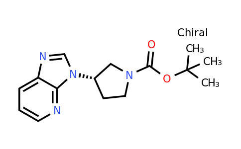 CAS 273757-03-2 | (S)-tert-Butyl 3-(3H-imidazo[4,5-b]pyridin-3-yl)pyrrolidine-1-carboxylate