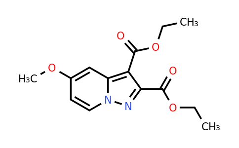 CAS 2741634-29-5 | diethyl 5-methoxypyrazolo[1,5-a]pyridine-2,3-dicarboxylate