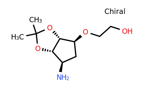 CAS 274693-55-9 | 2-[[(3AR,4S,6R,6AS)-6-Aminotetrahydro-2,2-dimethyl-4H-cyclopenta-1,3-dioxol-4-YL]oxy]ethanol