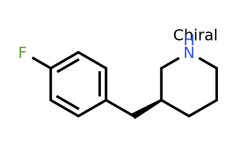 CAS 275815-80-0 | (S)-3-(4-Fluorobenzyl)piperidine