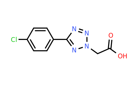 CAS 27582-37-2 | 2-[5-(4-chlorophenyl)-2H-1,2,3,4-tetrazol-2-yl]acetic acid