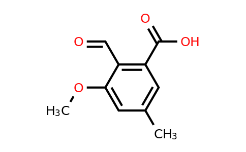 CAS 275824-37-8 | 2-formyl-3-methoxy-5-methylbenzoic acid