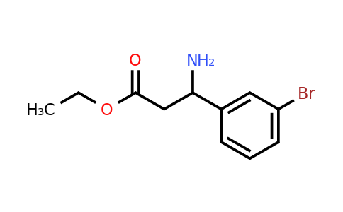 CAS 275826-31-8 | ethyl 3-amino-3-(3-bromophenyl)propanoate