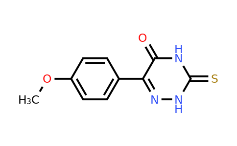 CAS 27623-06-9 | 6-(4-Methoxyphenyl)-3-thioxo-3,4-dihydro-1,2,4-triazin-5(2H)-one